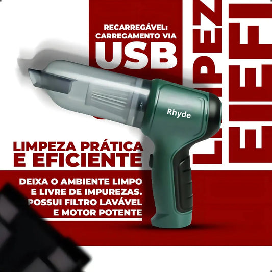 Aspirador Portátil Sem Fio 3 em 1